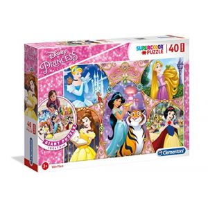 Image de Clementoni Puzzle G&eacute;ant de Sol - Disney Princess