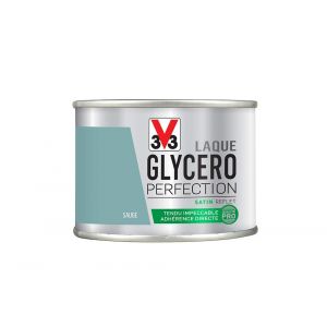 V33 Laque Glyc&eacute;ro Perfection Satin Sauge 0,125 l - Sauge