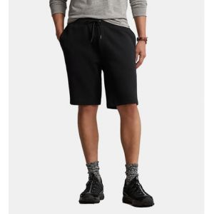 Image de Ralph Lauren Short droit Fleece en coton mélangé Noir Polo - Couleur Noir - Taille XL