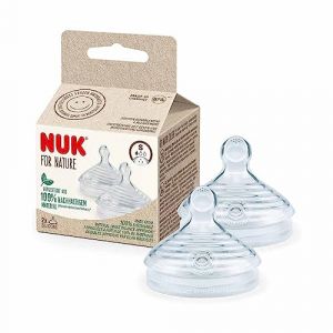 Nuk For Nature Tetina Silicona 0-6M Talla S 2uds