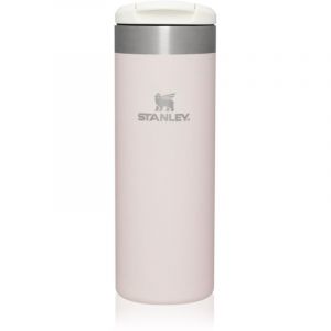 Stanley Aerolight Transit Mug Isotherme Café 0.47L - 6 Heures Chaud - 8 Heures Froid - Couvercle Étanche et Blocable - Thermos - Lavable au Lave-Vaisselle - Rose Quartz