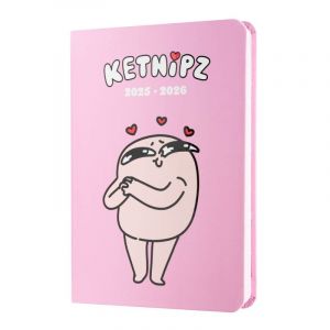 Grupo erik Agenda scolaire 2025/2026, semaine, format poche, 17 mois, Ketnipz