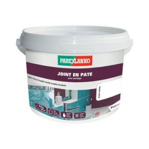 Parexlanko, Joint en Pâte prêt à l'emploi, Joint de carrelage compris entre 1 à 6mm pour mur et plan de travail intérieur, Blanc, 5kg