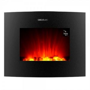 Cecotec Cheminée murale électrique décorative Ready Warm 2650 Curved Flames Connected 10