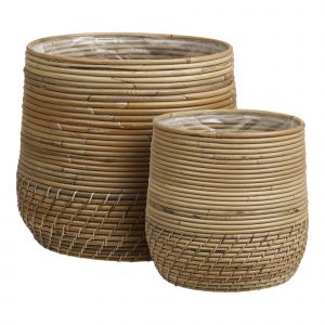 Panier de rangement en rotin House Nordic Moro (x2)