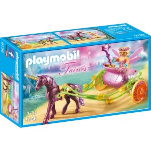 Image de Playmobil 9136 Fairies - Fée avec carrosse et licorne