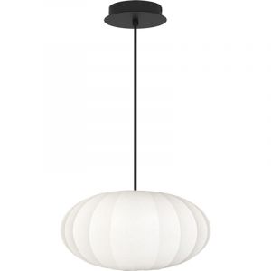 Aluminor Suspension, Suspension abat-jour blanc beloune S3 Noir en Fabric