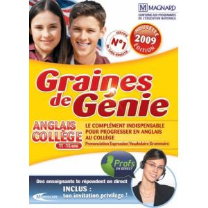 Graines de génie : Anglais Collège 2008/2009 [Windows]