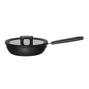 Fiskars Sauteuse avec couvercle Hard Face 24 cm