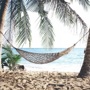 Tableau sur toile hamac 45x45cm