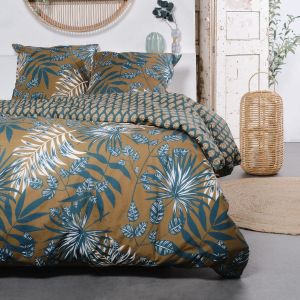 Today Parure de lit en coton marron 240x220