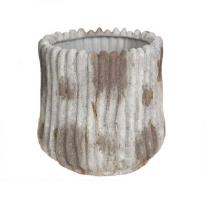 Image de Planter Romimex Brown Ceramic 30 x 30 x 31 cm