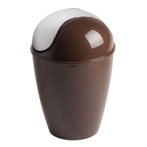 Image de Mini-poubelle Happy pour salle de bain en plastique (1,5 L)