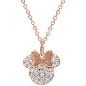 Collier Disney de Mickey & Minnie Mouse - Minnie - pour Femme - couleur or