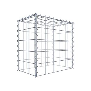 Gabion sur toile type 3 50 cm x 50 cm x 30 cm (L x H x P), maille 10 cm x 10 cm, spirale