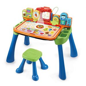 Image de Vtech 80-540904 5-in-1 Magischer Schreibtisch Spielschreibtisch, Mehrfarbig Bureau de Jeux, Plastique, Multicolore