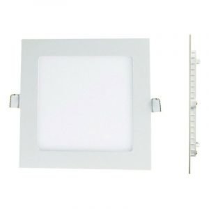 Europalamp Spot Encastrable LED Carre Extra-Plat 3W - Blanc Froid 6000K - Blanc Froid 6000K