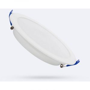 Spot Encastrable Dalle LED 12W Ronde SOLID Coupe Ø 140-160 mm Downlight Panel Blanc neutre 4000K