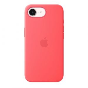 Apple en silicone avec MagSafe Rose Goyave pour iPhone 17e