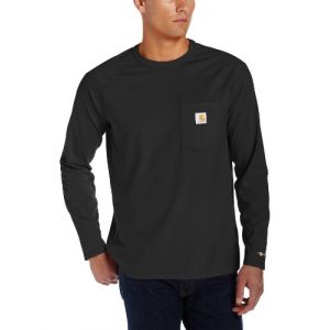 Image de Carhartt Force Cotton Chemise à manches longues Noir S