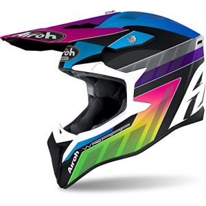 Airoh Casque cross Wraap Prism multicolore mat- L