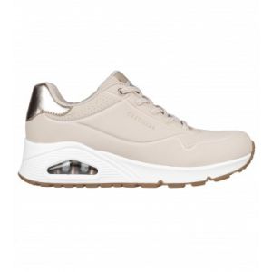 Skechers Chaussures basses Uno Air de type running avec logo et chambre à air Naturel - Taille 38