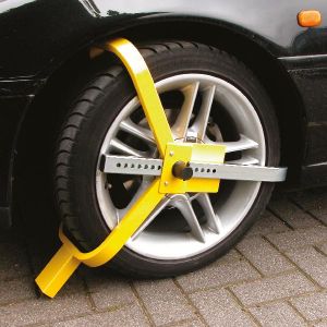 Image de Carpoint Sabot antivol - Voiture 13 a 15 pouces - Jaune