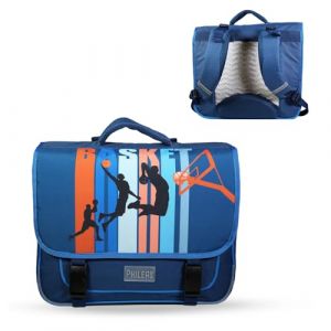 BAGTROTTER Cartable 38 cm Phileas Bleu Basket
