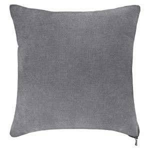 Image de Coussin Déco Carré "Zipper" 40x40cm Gris