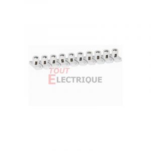 Image de Legrand Barrette 10 bornes séparables - cap 2x10 mm² - pas 19,5 mm