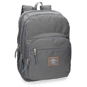 Pepe Jeans Cross Sac à dos double compartiment Gris 30,5x44x15 cms Polyester 20.13L