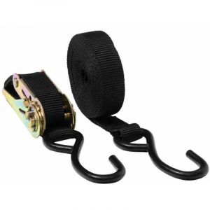 Werkapro Sangle avec cliquet 2 crochets 5m x 25mm