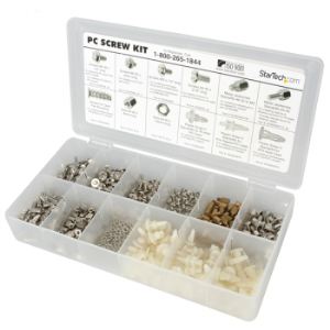 StarTech.com PCSCREWKIT - Ensemble de vis d'ordinateur, assortiment de luxe - Vis, écrous et entretoises