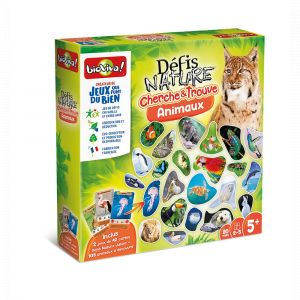 Bioviva Jeux de carte Défis Nature - Trouve les animaux