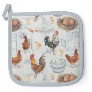 Ambiente Manique De Cuisine Poules Et Coqs