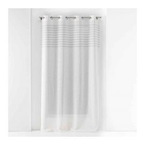 Voilage 140x240 cm MEDINA Blanc