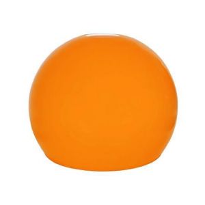 Tosel Abat - Jour 1 lumière - luminaire intérieur - verre orange - Style pop color - H17cm L20cm P20cm