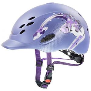 Image de Uvex Casque d'équitation pour Enfant Onyxx, Enfant, S4334620704, Princess Violet Mat, 49-54 cm