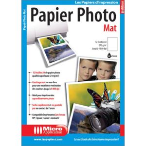 Micro application 25 feuilles de papier photo Satiné 235g/m² (A4)