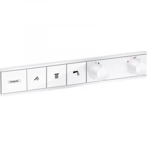 Hansgrohe Module thermostatique RainSelect encastréavec 3 fonctions blanc mat