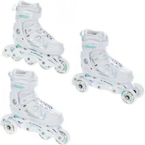 Raven Roller en ligne Spirit blanc du 40 au 43 + patin à roulette + triskate Adulte Enfant Mixte