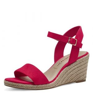 Tamaris Femme 1-28300-42 Sandale cale, Rose Bonbon, 36 EU