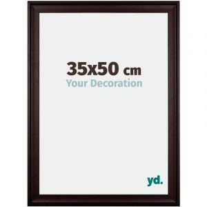 Your Decoration - 35x50 cm - Cadres en Bois avec Verre Plexiglas - Anti-Reflet - Excellente Qualité - Brun - Cadre Decoration Murale - Birmingham,