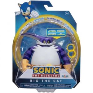 Jakks Pacific Figurine Sonic The Hedgehog Figurine Big Avec Anneaux 10,2 Cm