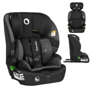 LIONELO LO-BILLY I-SIZE Siège Auto Bébé, 76 à 150 cm De 15 mois à 12 ans environ, Installation ISOFIX ou Ceinture de Voiture, Appui-Tête Réglable, Protection Latérale Norme R129