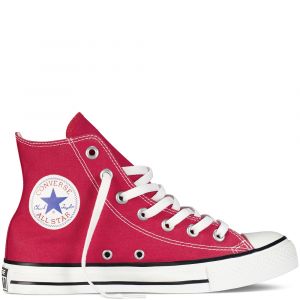 Converse Chaussures casual unisexes Chuck Taylor All Star Hautes Toile Rouge - Taille 41,5