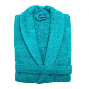 Peignoir de bain Col Châle - Couleurs Peignoirs - Bleu Canard, Taille - L