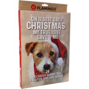 Flamingo Calendrier DE NOËL Chick'n Snack Chien 24PCS 295G