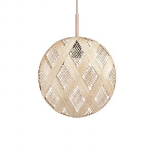 Forestier Suspension Chanpen Diamond / &Oslash; 36 cm beige en tissu