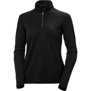 Helly Hansen Maillot de corps Merino Half Zip manche longue noir femme - L
